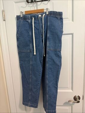 Banana Republic Relaxed Blue Drawstring Jeans